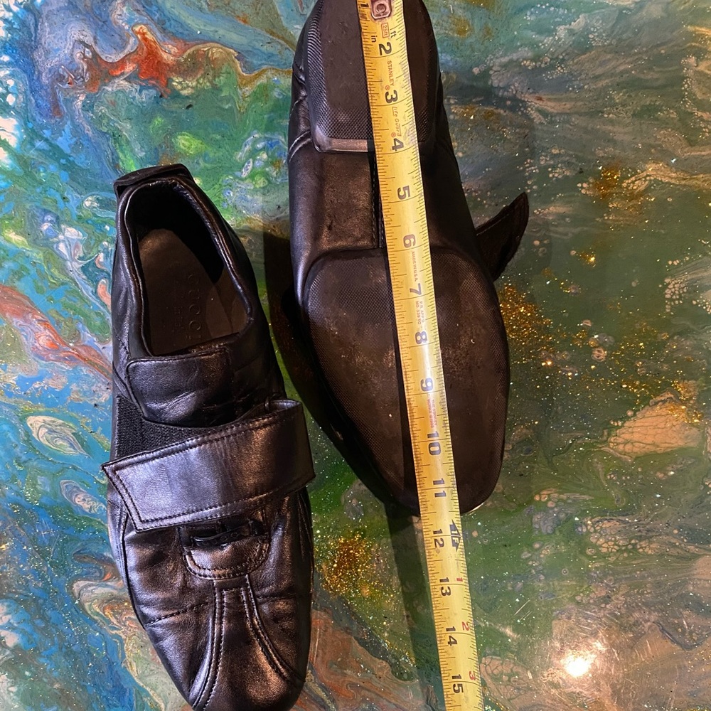 Vintage GUCCI Men's Black Leather Shoes SIZE 10 D - Picture 12 of 12